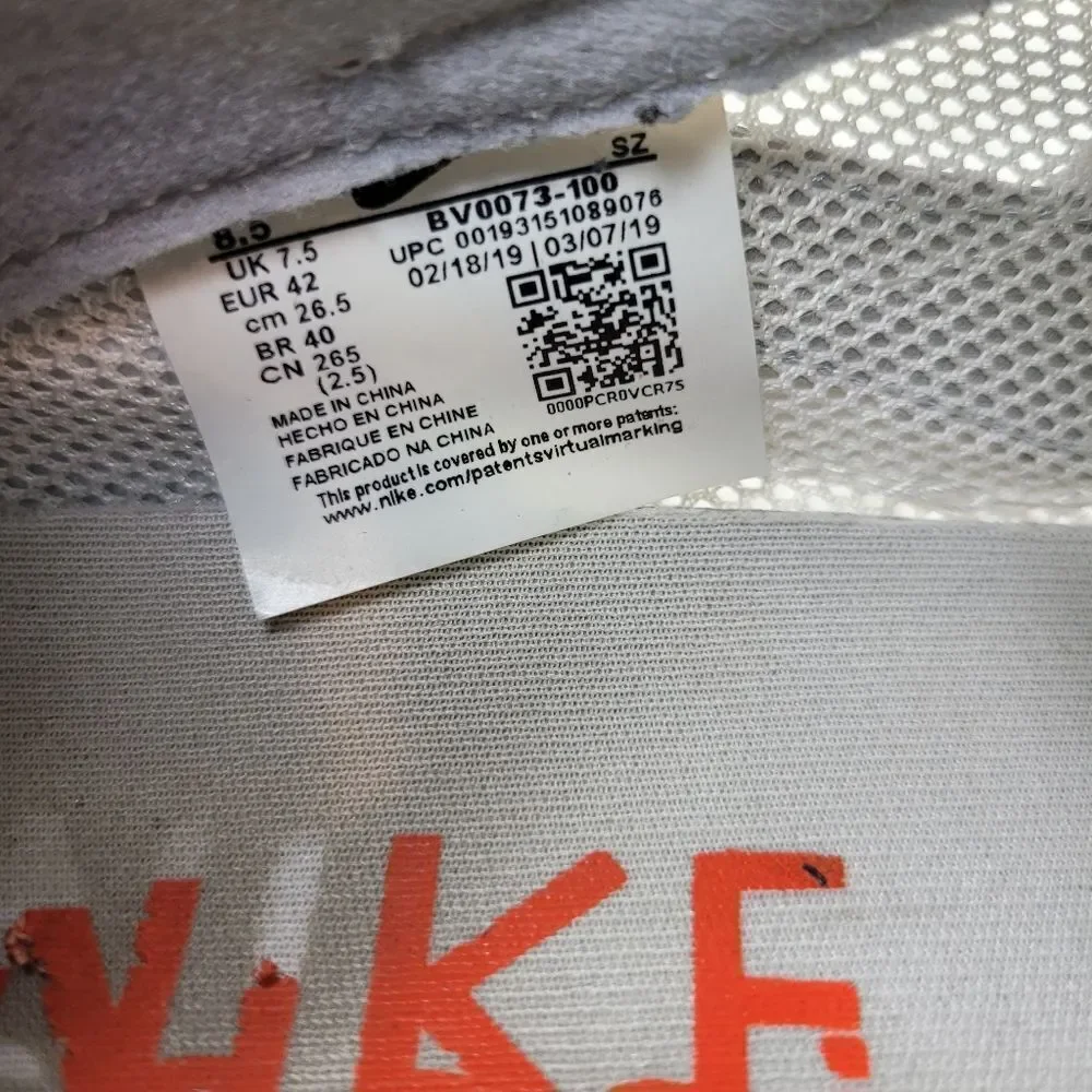 Nike Ld Waffle / Sacai Summit Men's Sneaker Size 8.5 Off-White Wolf Grey Rare